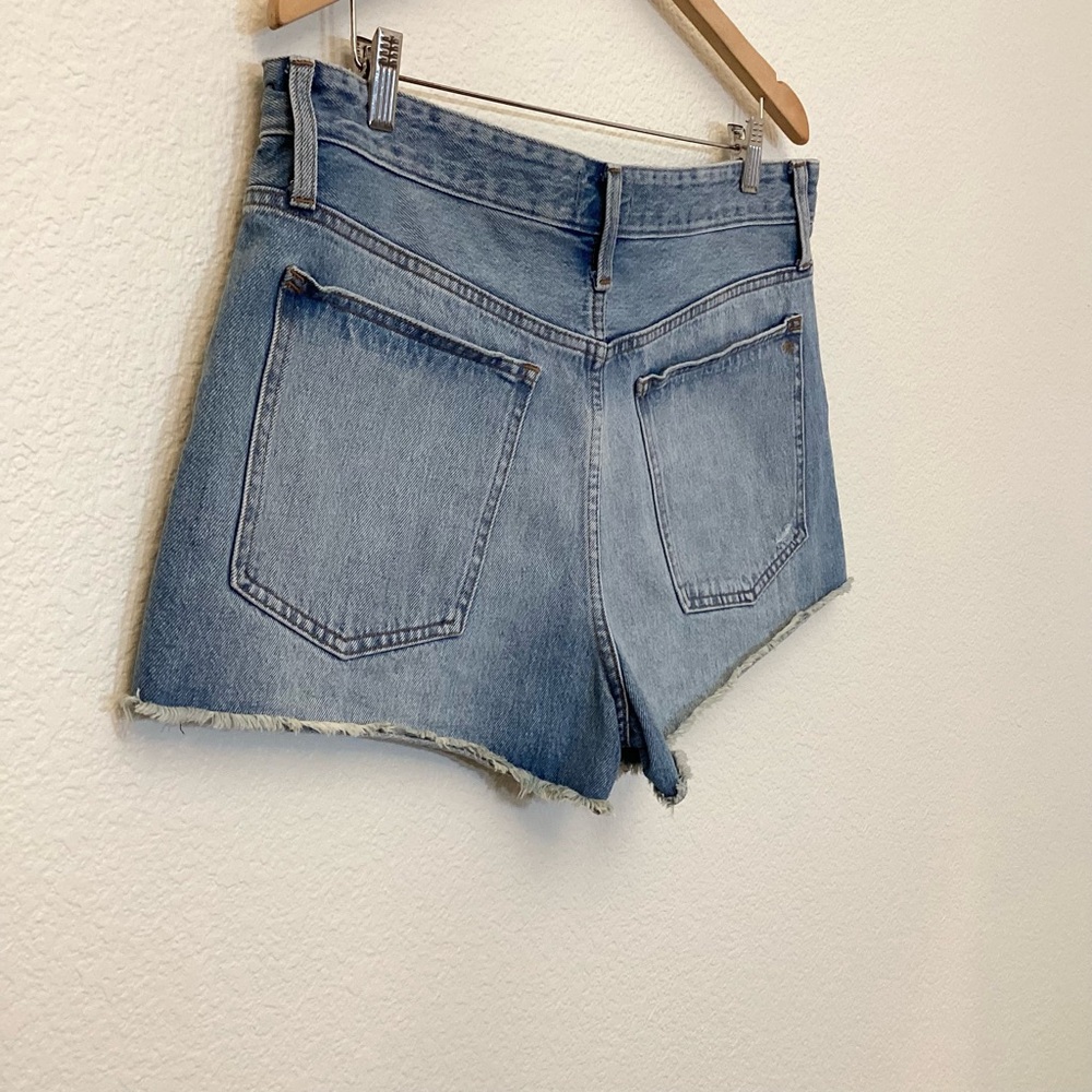 Madewell Relaxed 30 (US 10) Denim Distressed Shorts Women’s High Rise ND697 - Picture 6 of 14